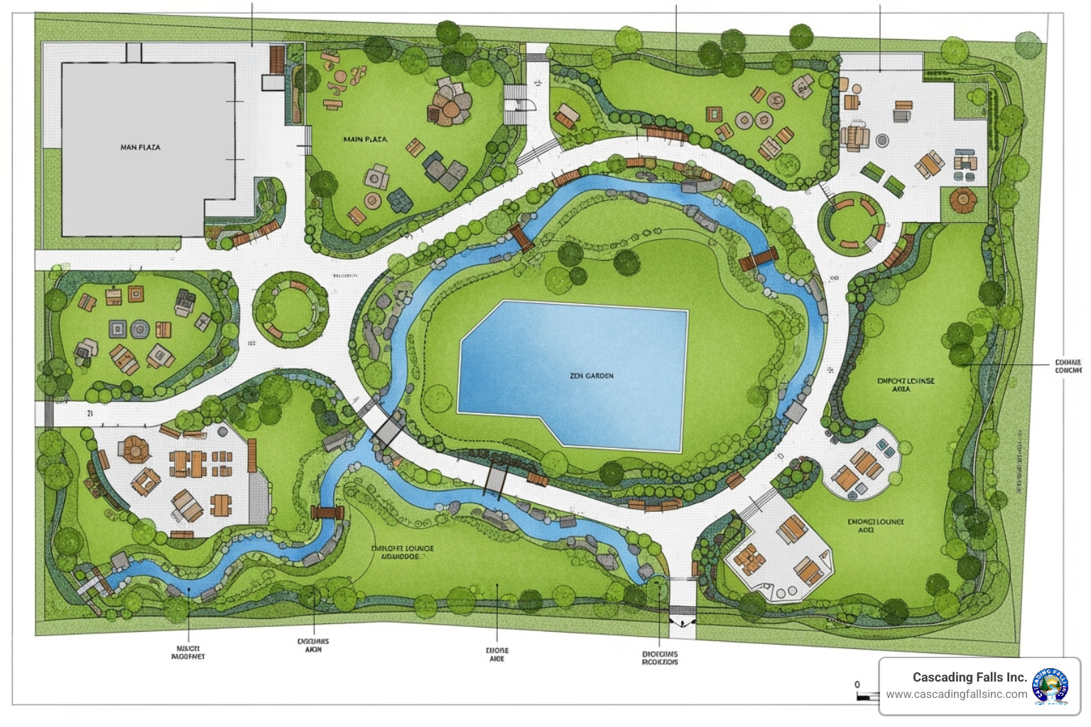 landscape design blueprint for a corporate campus - commercial landscaping landscape design blueprint for a corporate campus - commercial landscaping