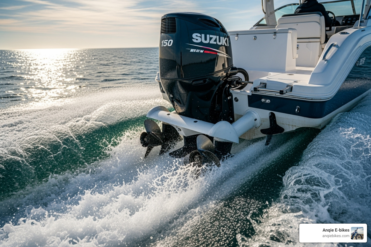 Suzuki Dual Prop system in action - SUZUKI OUTBOARD MARINES 