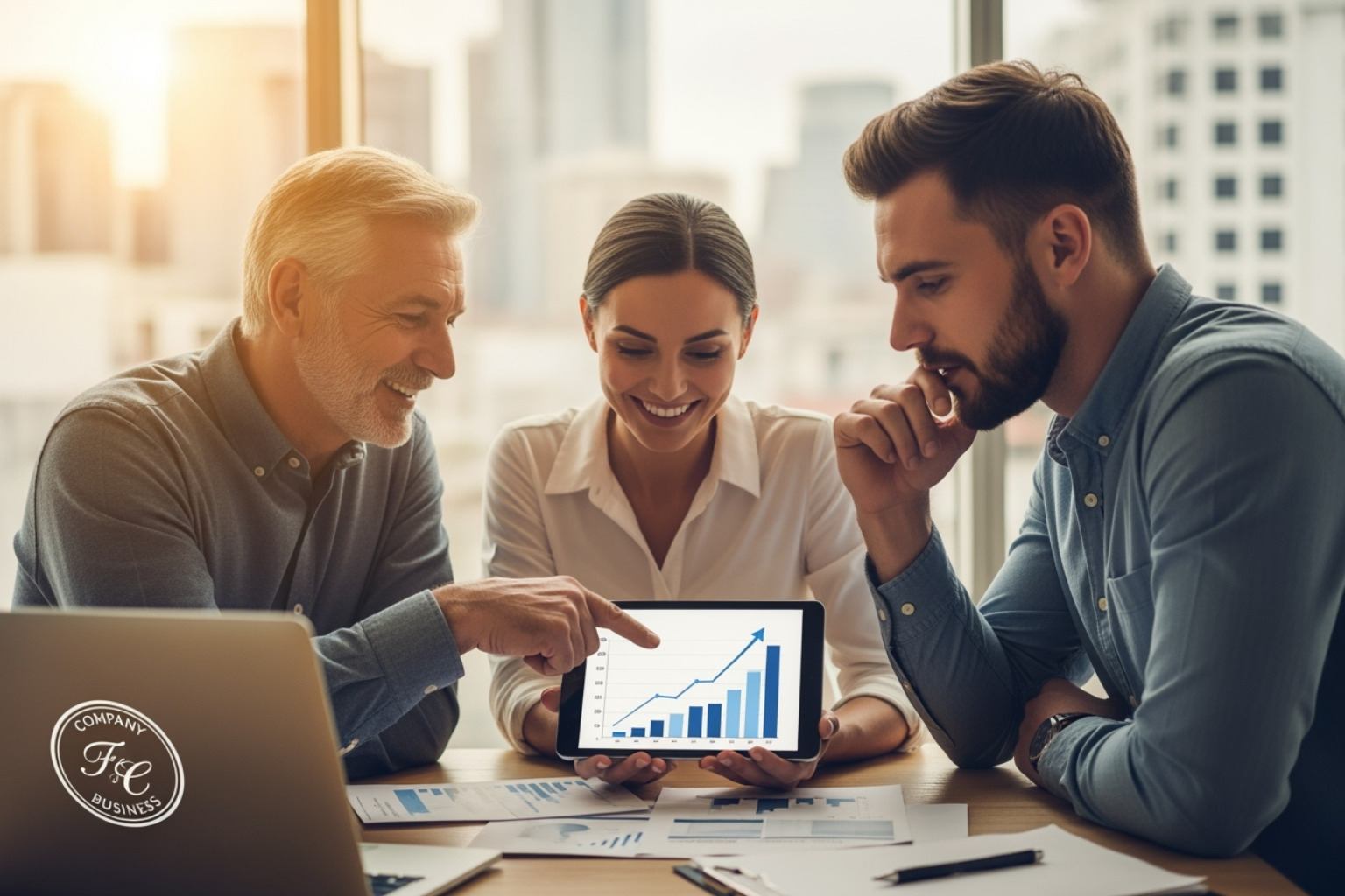 Marketing strategy blueprint on a whiteboard, showing a mix of digital and traditional channels in teal, orange, and yellow. - Marketing for family-owned B2B businesses