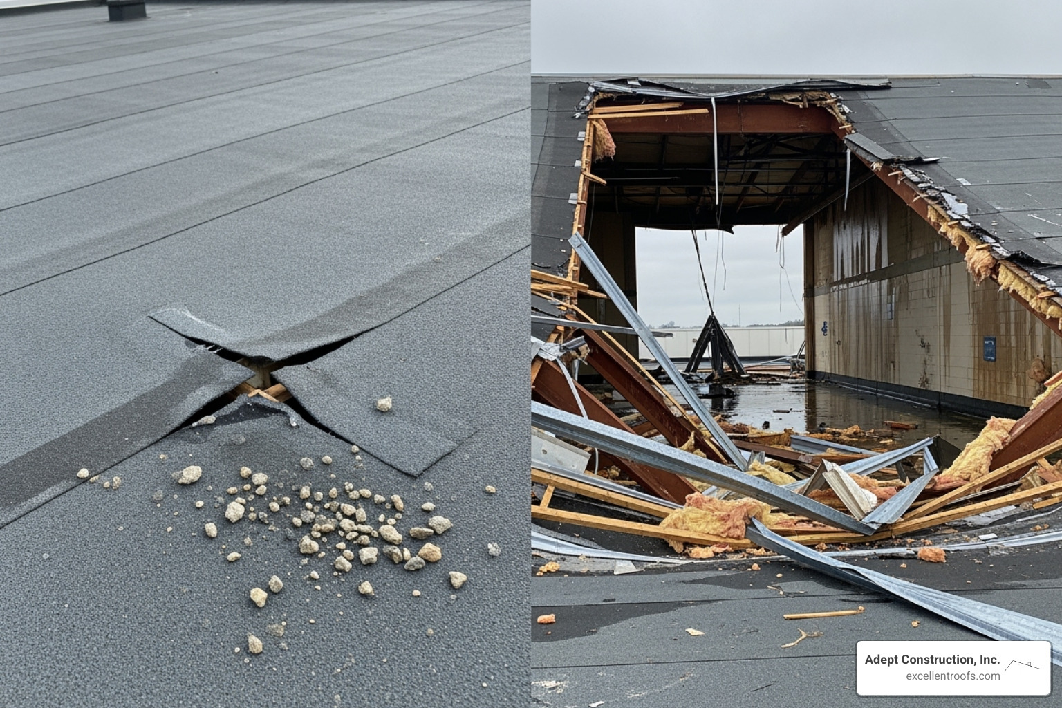minor roof repair vs major roof failure - commercial roof inspection cost minor roof repair vs major roof failure - commercial roof inspection cost