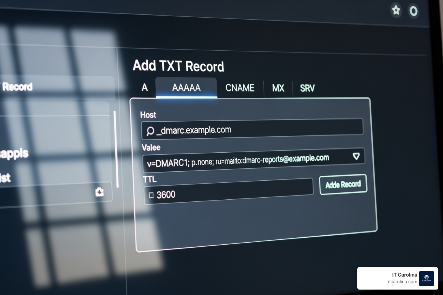 DMARC record in a DNS editor - How to setup DKIM, SPF, DMRAC record for your email and what it is important