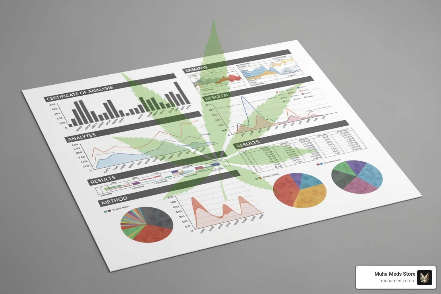 Certificate of Analysis for cannabis - high quality weed
