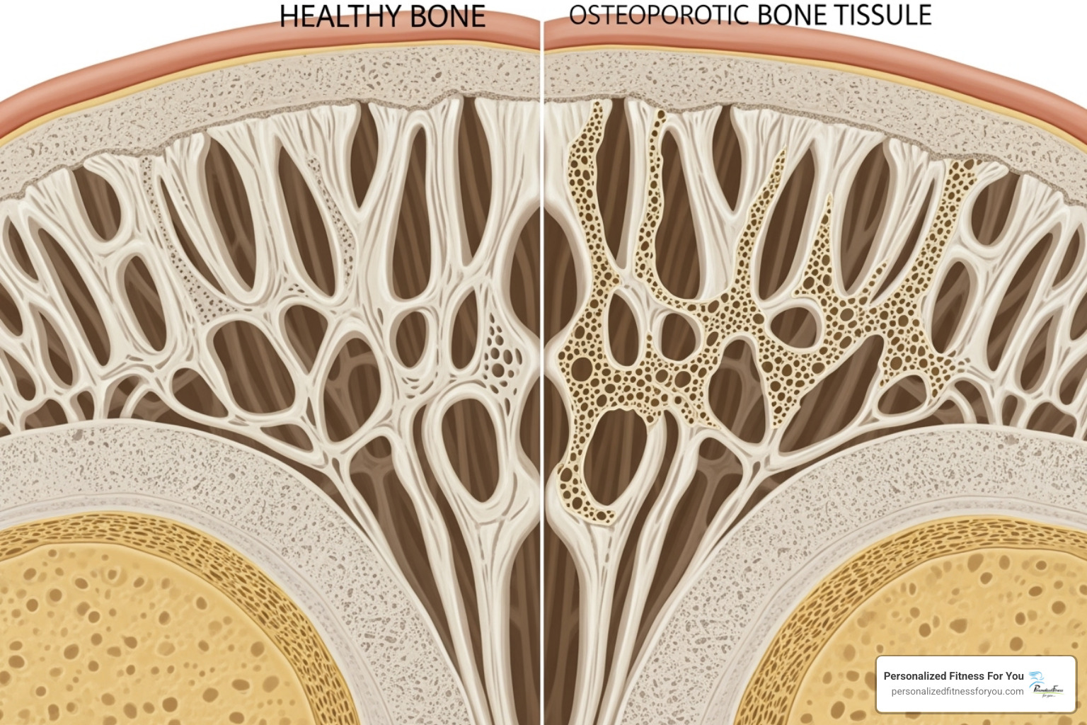 illustration showing the difference between healthy, dense bone structure and porous, weakened bone structure indicative of osteoporosis - building bone strength illustration showing the difference between healthy, dense bone structure and porous, weakened bone structure indicative of osteoporosis - building bone strength