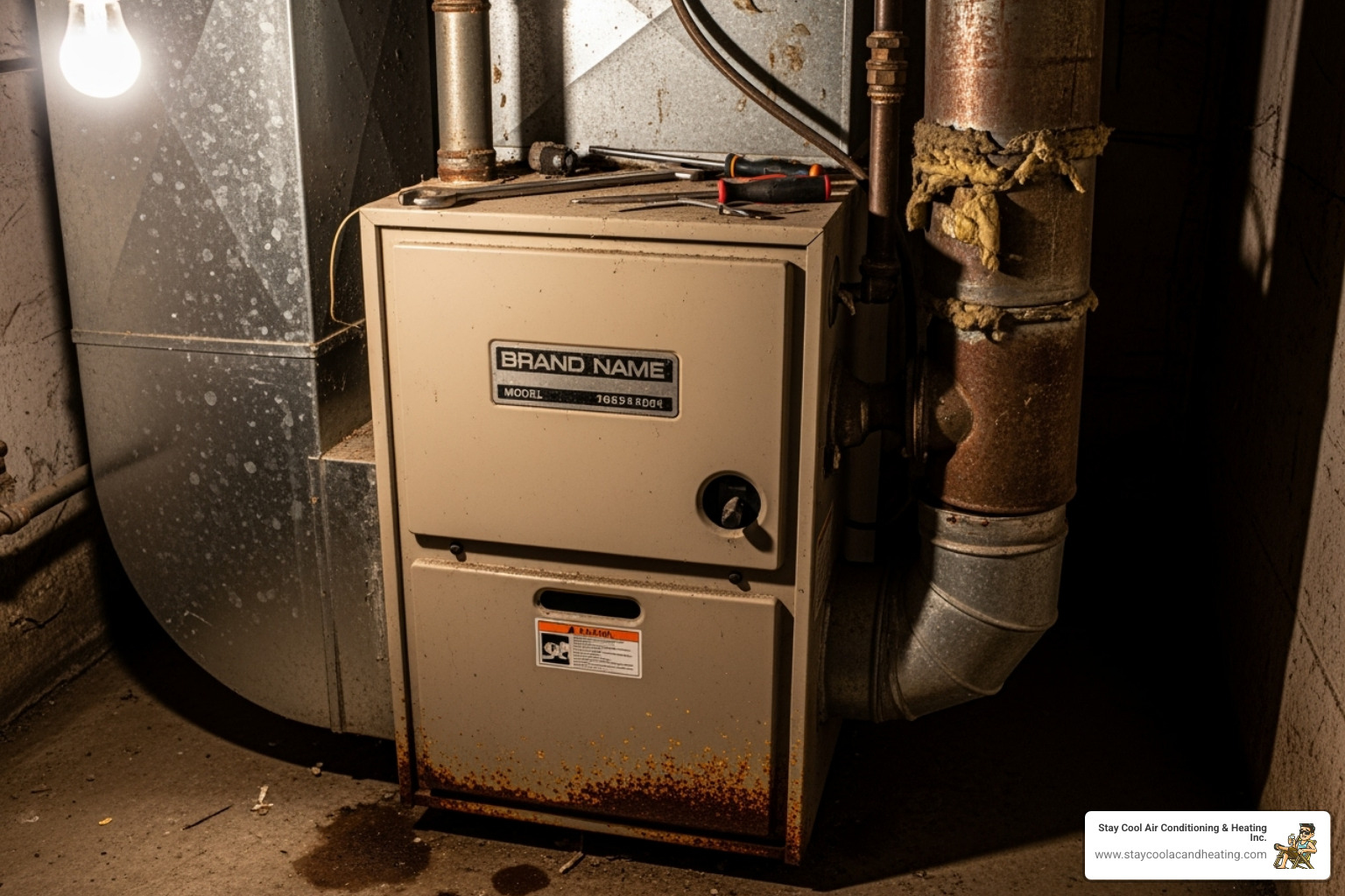 old, inefficient furnace - heater installation valencia ca