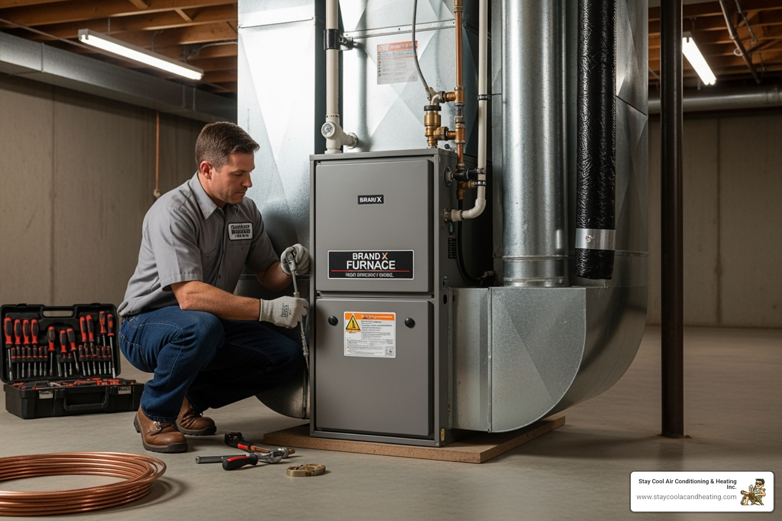 certified technician installing new heater - heater installation valencia ca