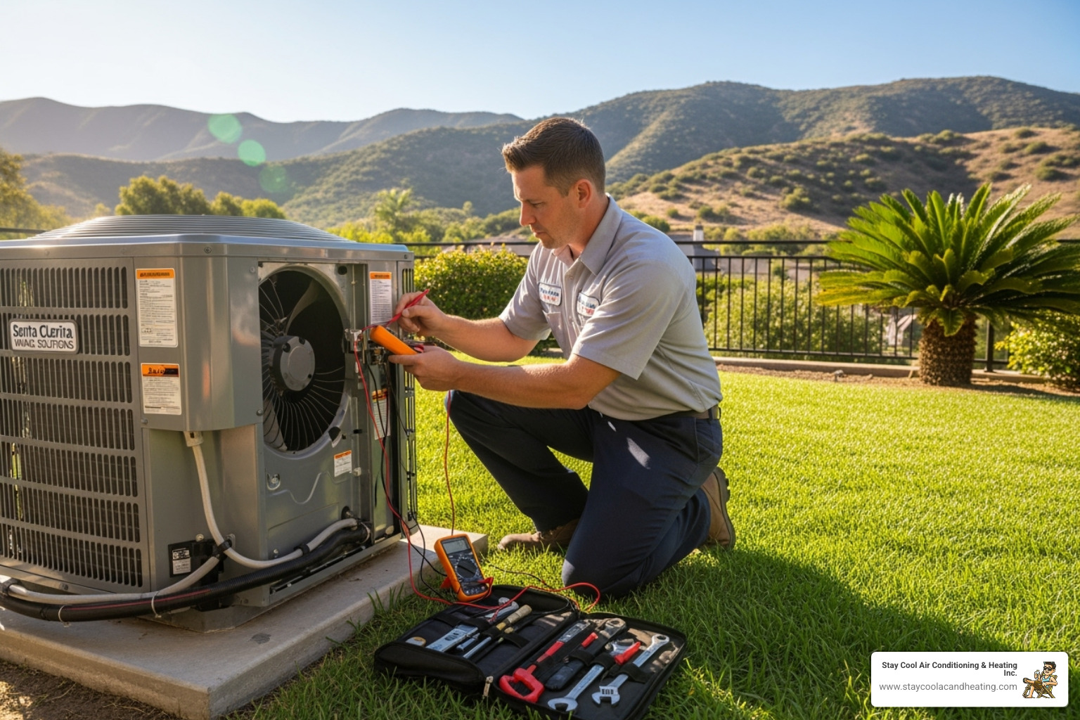 piggy bank next to energy bill showing savings - seasonal ac tune up santa clarita ca