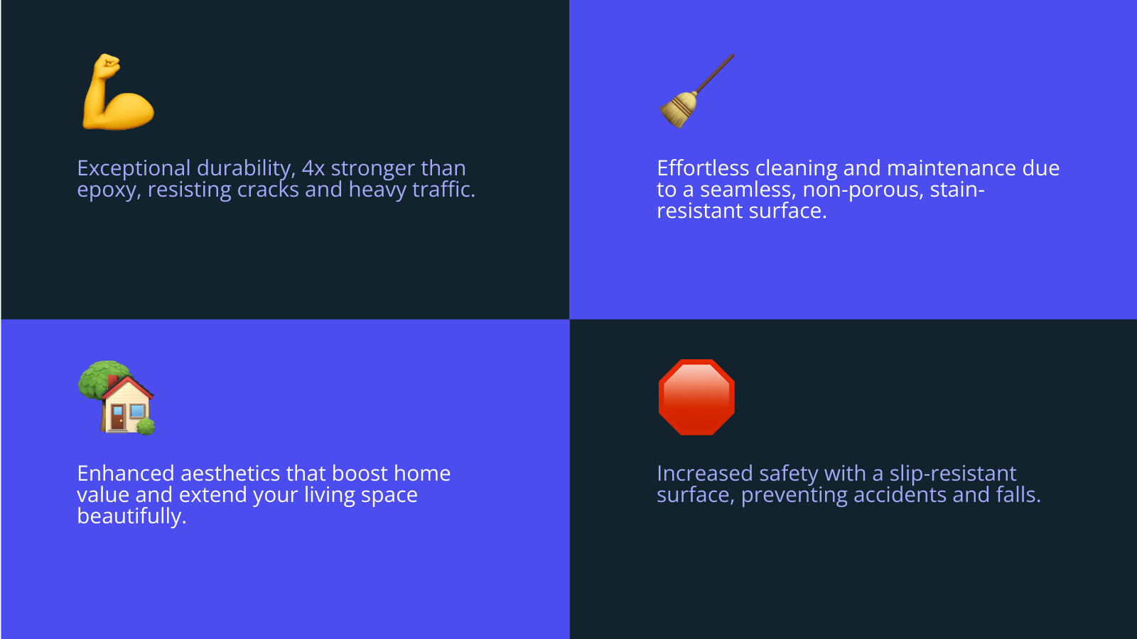 Benefits of professional garage floor coating - Best garage floor coating infographic 4_facts_emoji_blue Benefits of professional garage floor coating - Best garage floor coating infographic 4_facts_emoji_blue