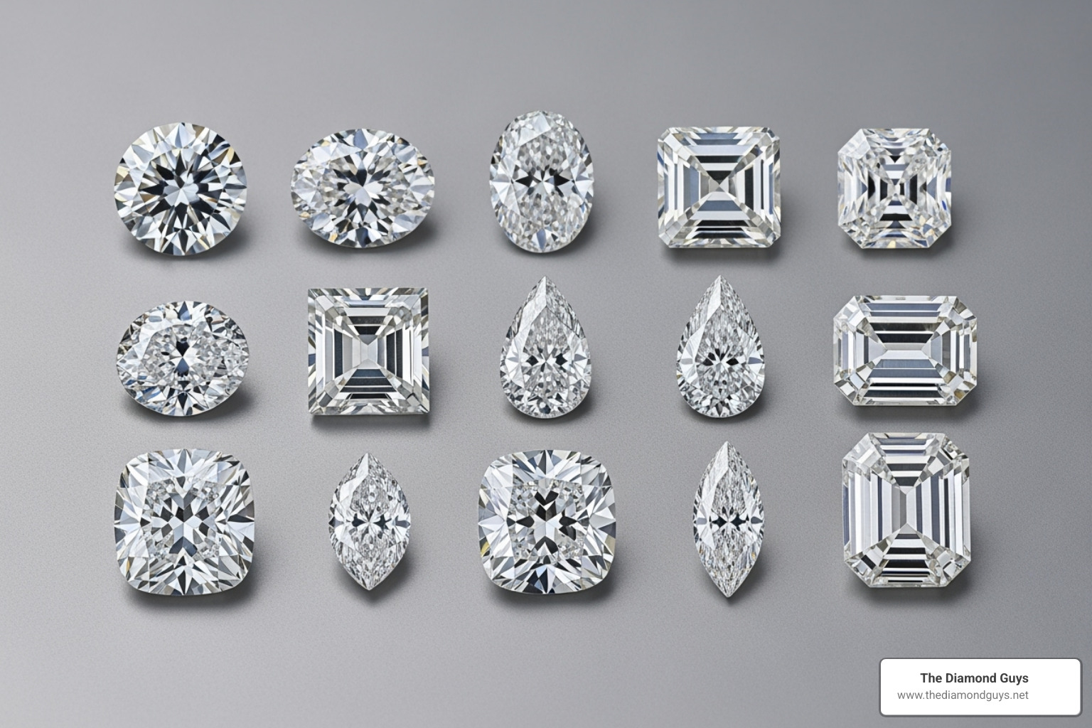 various diamond shapes - design your dream engagement ring