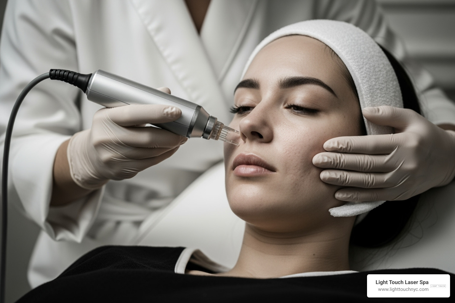 microneedling for acne scars in Manhattan luxury spa microneedling