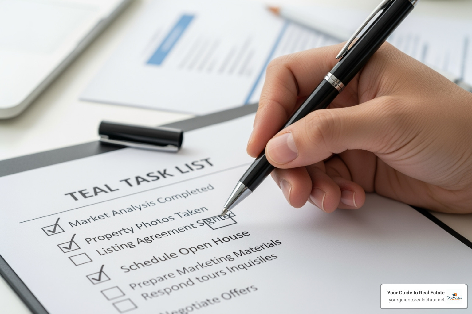 checklist showing common real estate tasks - errors and omissions insurance real estate