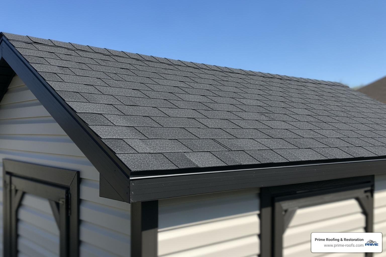 Shed roof with EPDM rubber roofing - putting felt on shed roof Shed roof with EPDM rubber roofing - putting felt on shed roof