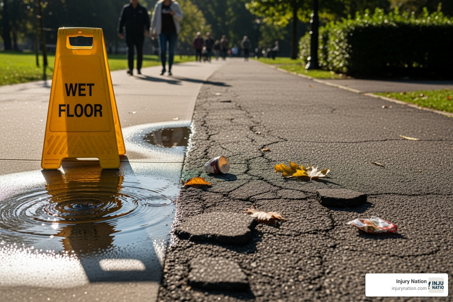 common slip and fall hazards - slip and fall accident cases