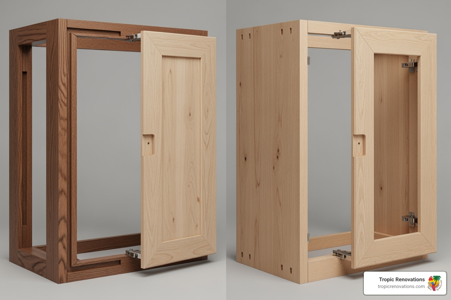 Framed vs. Frameless cabinet comparison - How to choose cabinets? Framed vs. Frameless cabinet comparison - How to choose cabinets?