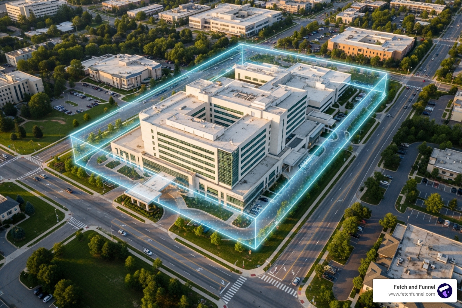 Geofence around a healthcare facility - Geofencing for healthcare Geofence around a healthcare facility - Geofencing for healthcare