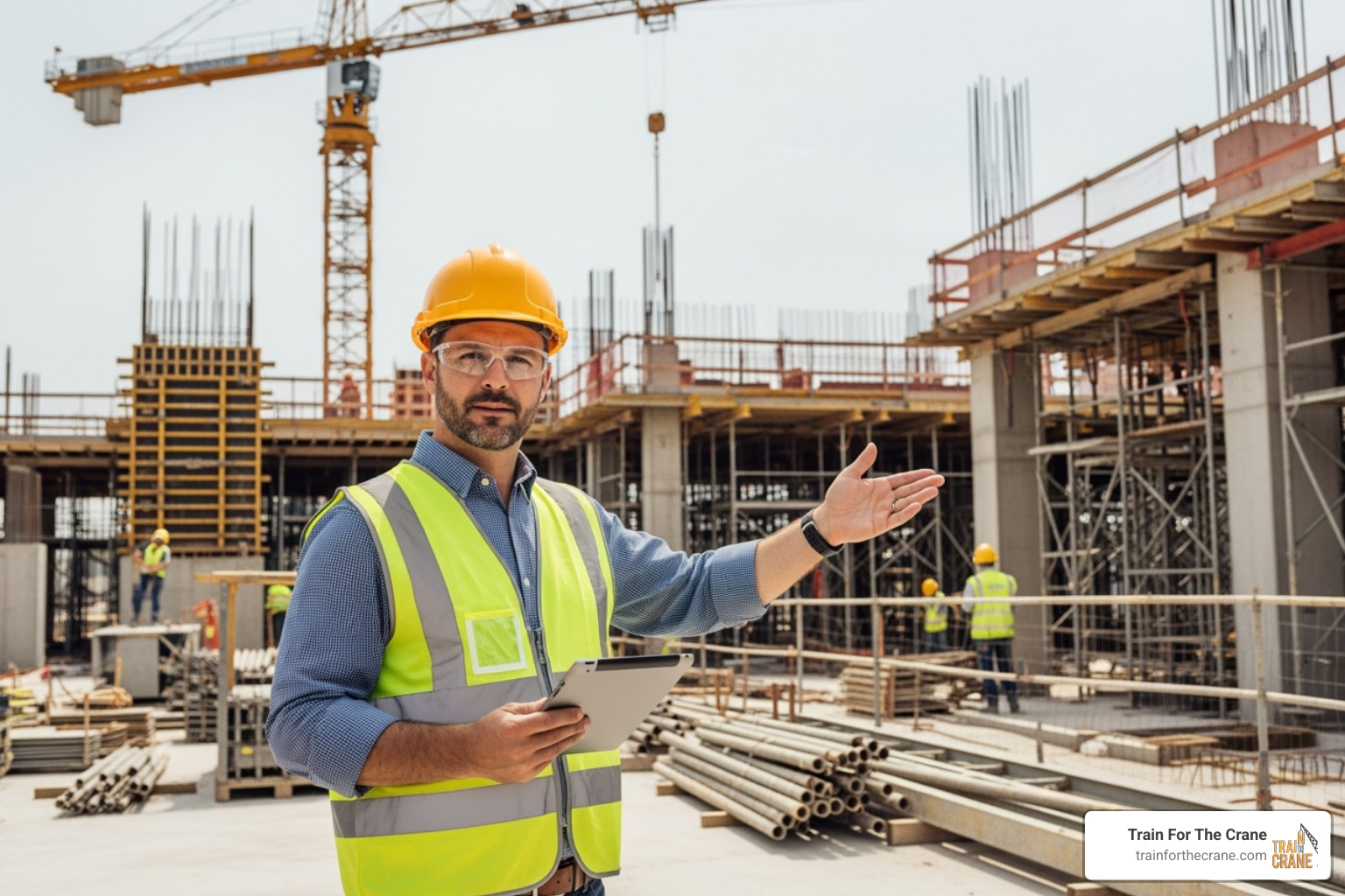 Various safety certifications, such as a Certified Safety Professional (CSP) certificate, an OSHA 500 card, and other safety training badges, displayed on a wall. - construction safety director