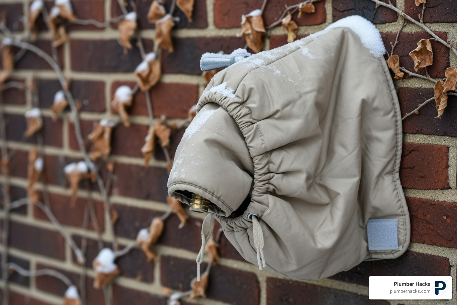 Winterized faucet with an insulated cover - Outdoor faucet repair