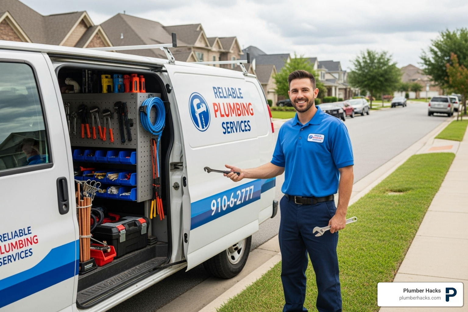 friendly plumber with well-equipped van - 24 hour plumbing repair near me