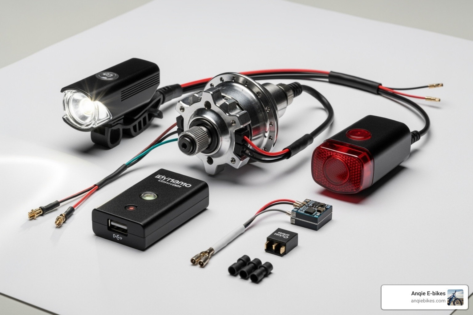 various dynamo components - wallke ebike dyanamo