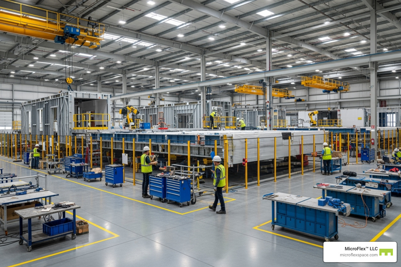 clean, efficient modular construction factory floor - what is a modular building clean, efficient modular construction factory floor - what is a modular building