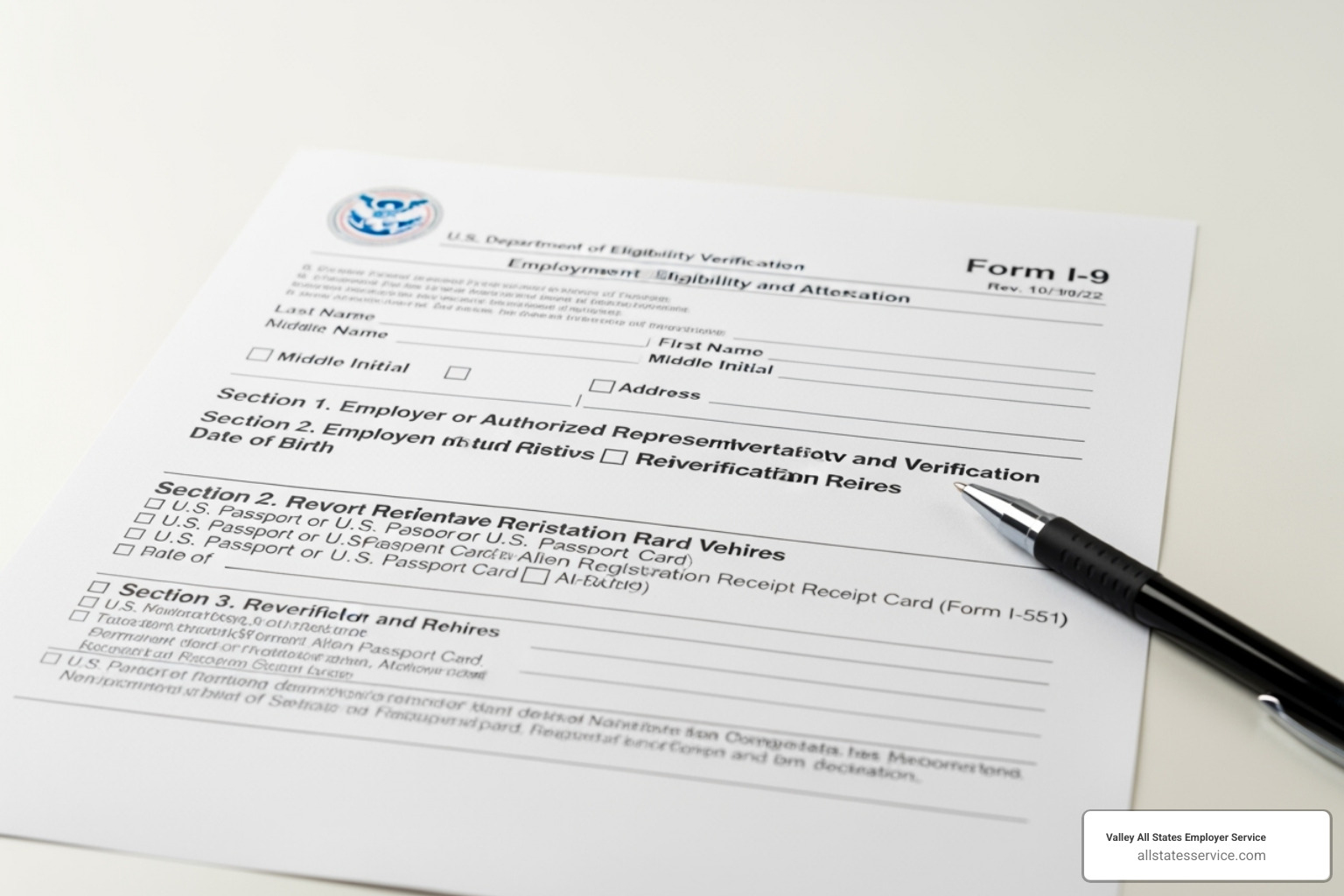 blank Form I-9 - I-9 remote verification Maryland