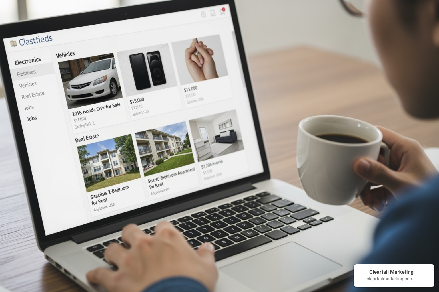 USER BROWSING CLASSIFIEDS - CLASSIFIED ADVERTISEMENT WEBSITE USER BROWSING CLASSIFIEDS - CLASSIFIED ADVERTISEMENT WEBSITE