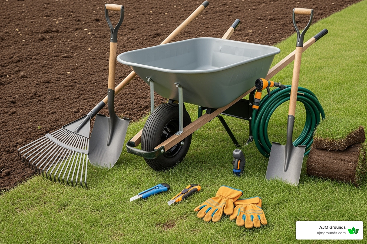 essential tools for sod installation - how to install new sod lawn