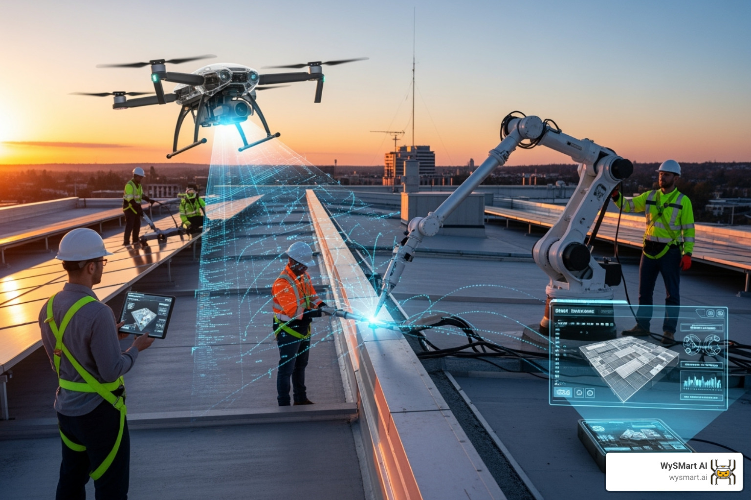 dashboard showing various WySMart AI-driven roofing metrics - roofing companies - ai custom automation systems dashboard showing various WySMart AI-driven roofing metrics - roofing companies - ai custom automation systems