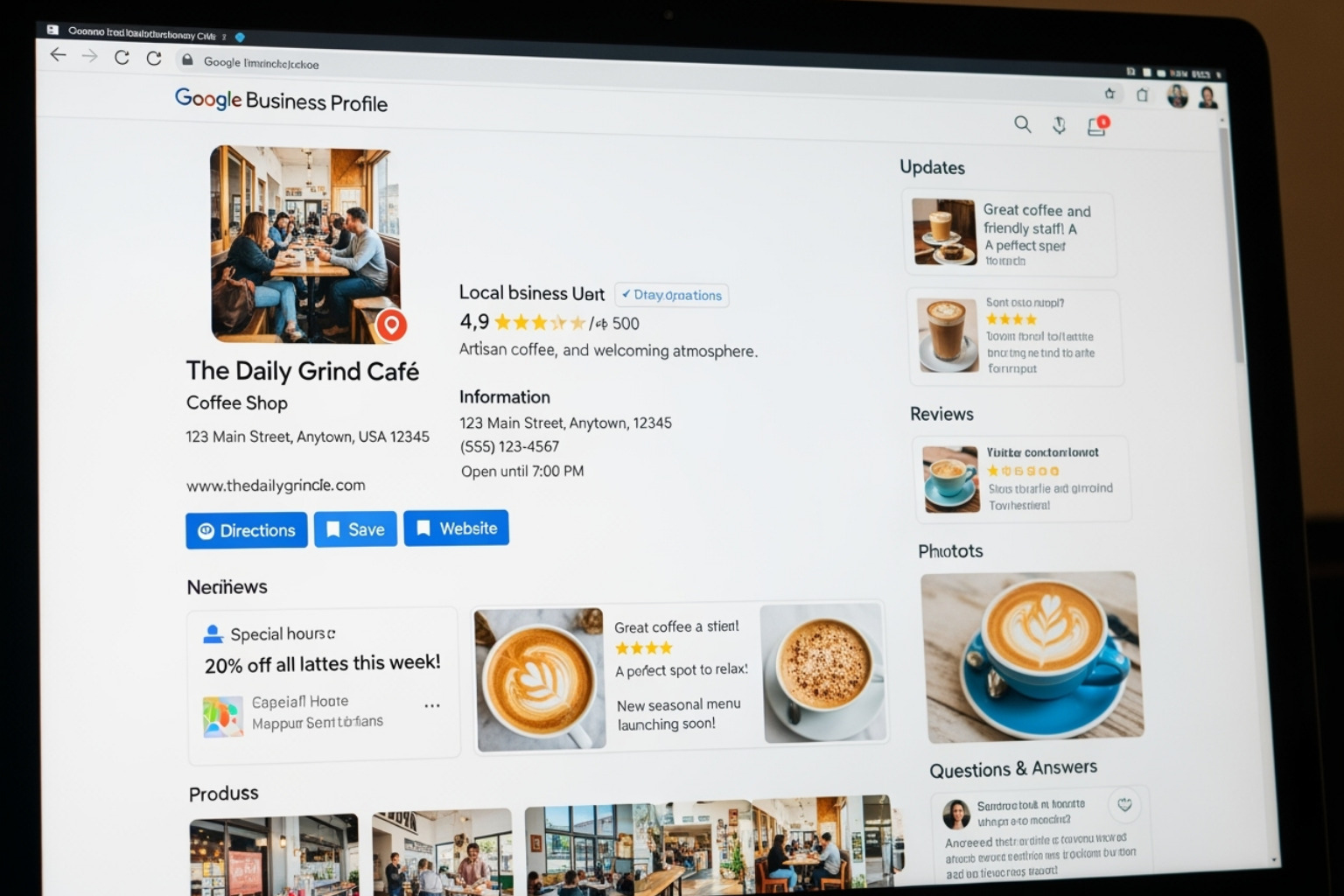 Optimized Google Business Profile - add a business to my google business manager