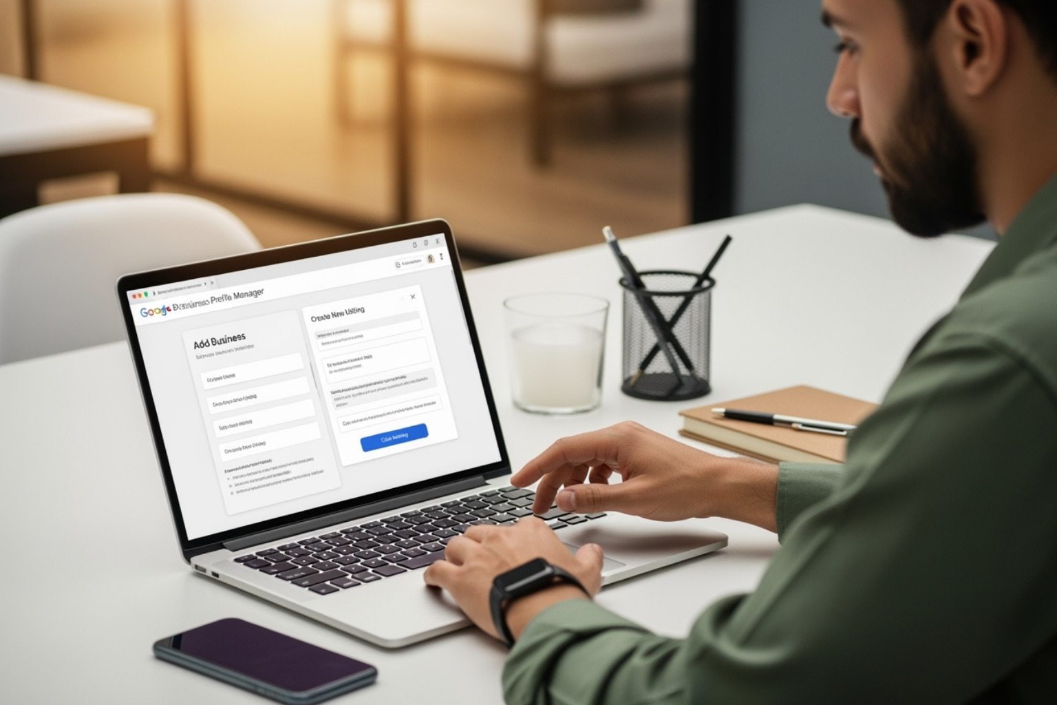 Business Profile Manager dashboard with multiple locations - add a business to my google business manager