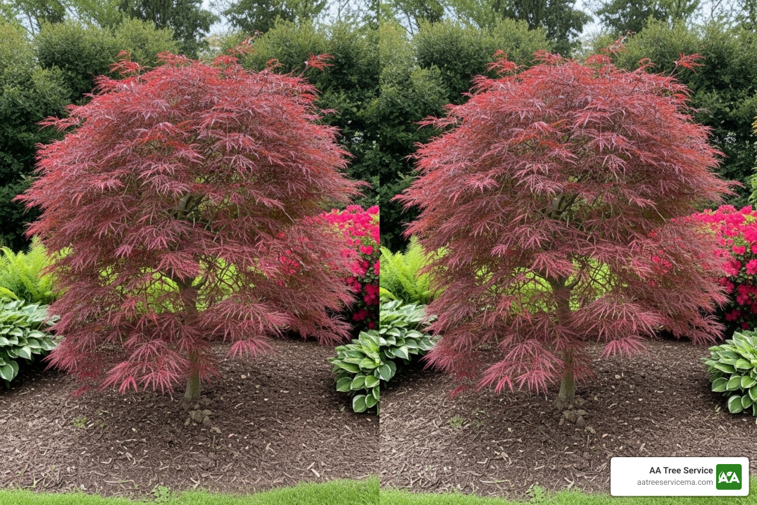 laceleaf maple before and after pruning - pruning japanese maple in spring