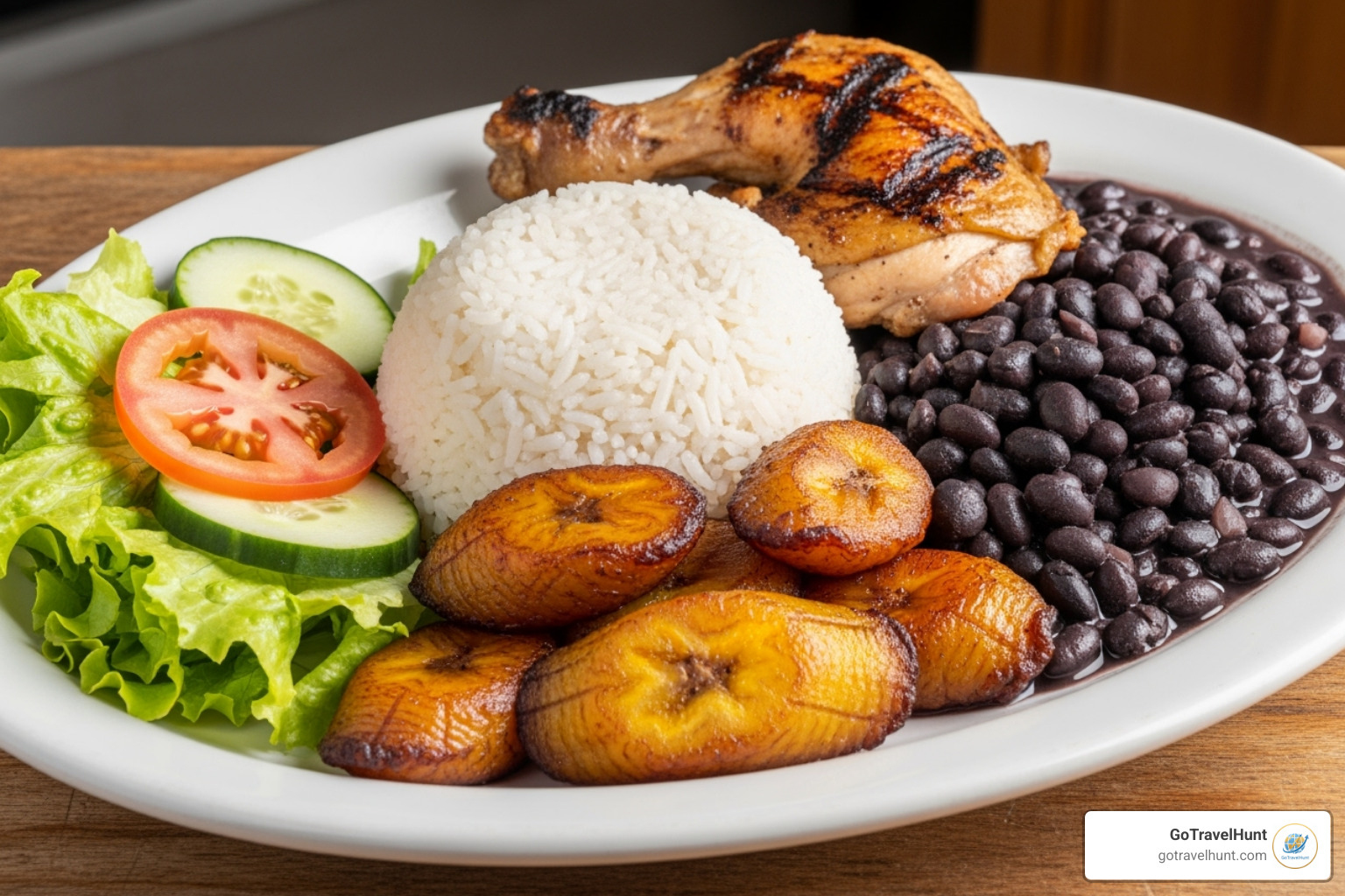 traditional Costa Rican Casado meal - costa rica vacation​