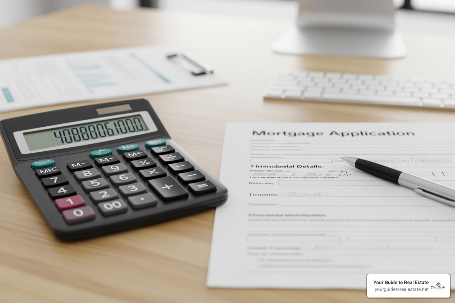 Calculator and mortgage application form - what are concessions