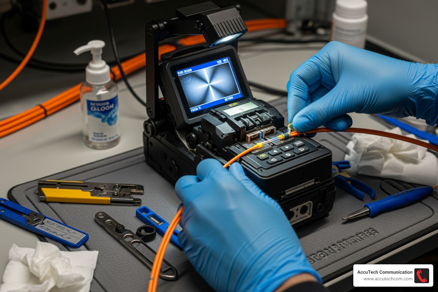 fiber optic technician splicing cable - how many hours does a fiber optic technician work