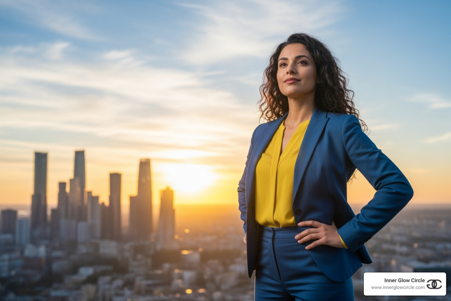 woman confidently looking towards her future - coaching teaching mentoring