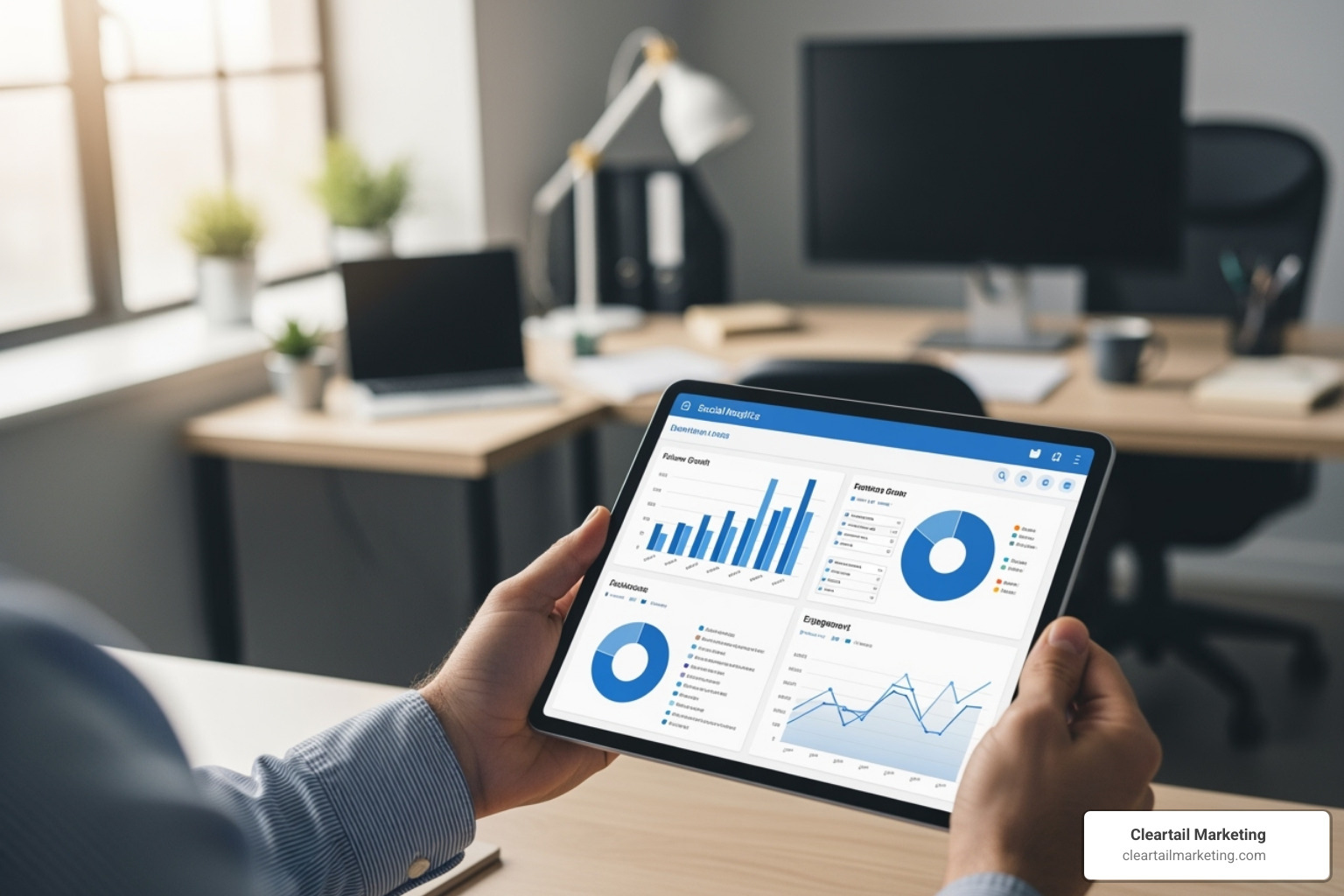 social media analytics dashboard on a tablet - social media optimization packages social media analytics dashboard on a tablet - social media optimization packages