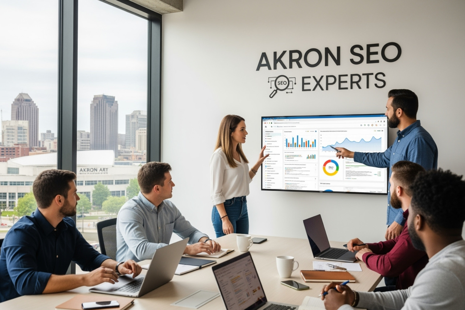 google maps local pack - akron SEO company