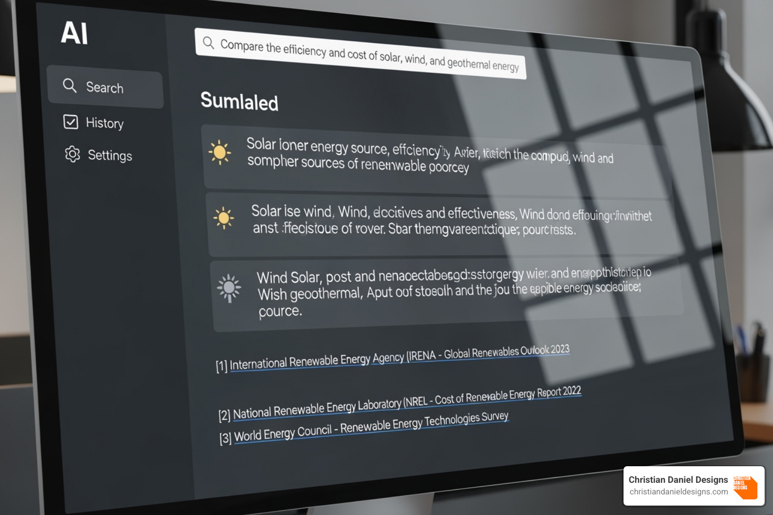 research tool interface showing a summarized answer with sources - how to boost your productivity with ai tools videos
