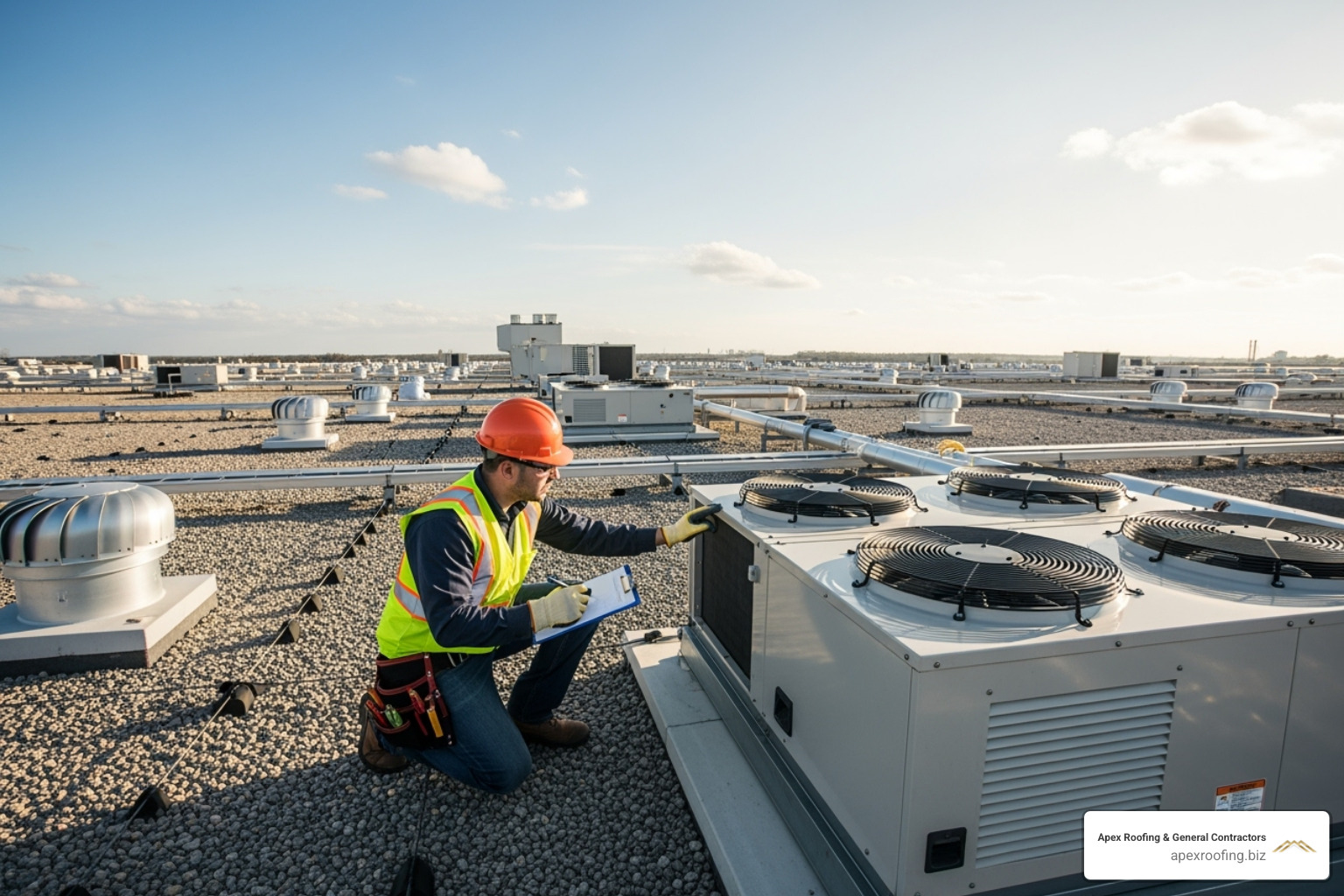 contractor performing a maintenance check on a large industrial roof - industrial roofing and cladding contractors near me contractor performing a maintenance check on a large industrial roof - industrial roofing and cladding contractors near me