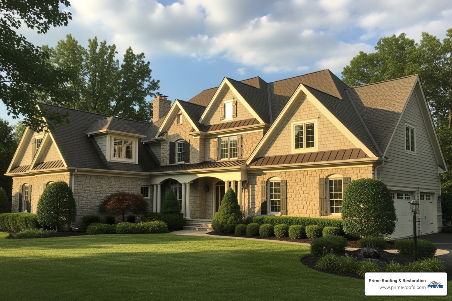 Multi-story home with complex rooflines requiring difficult fascia installation - cost to install fascia Multi-story home with complex rooflines requiring difficult fascia installation - cost to install fascia