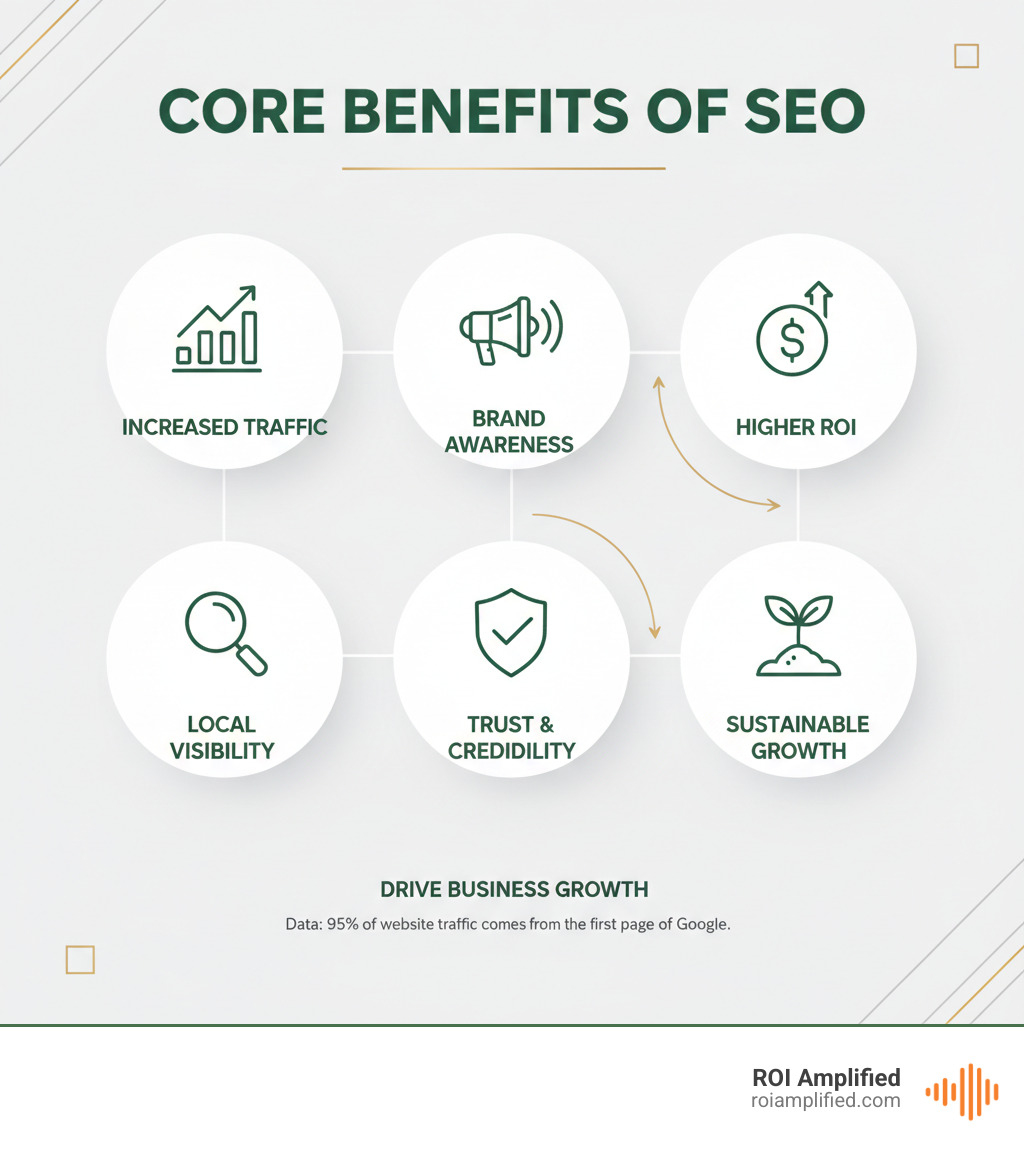 core benefits of SEO infographic - miami seo companies infographic core benefits of SEO infographic - miami seo companies infographic