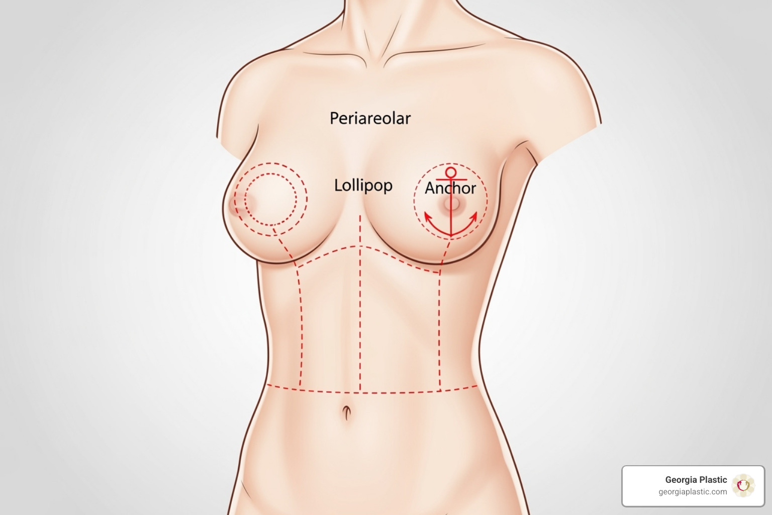 breast lift incision patterns - breast lift atlanta breast lift incision patterns - breast lift atlanta