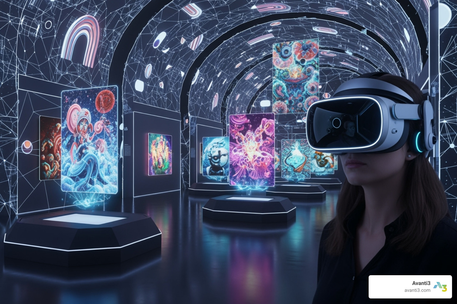 virtual art gallery experience - virtual reality at consumer exhibitions