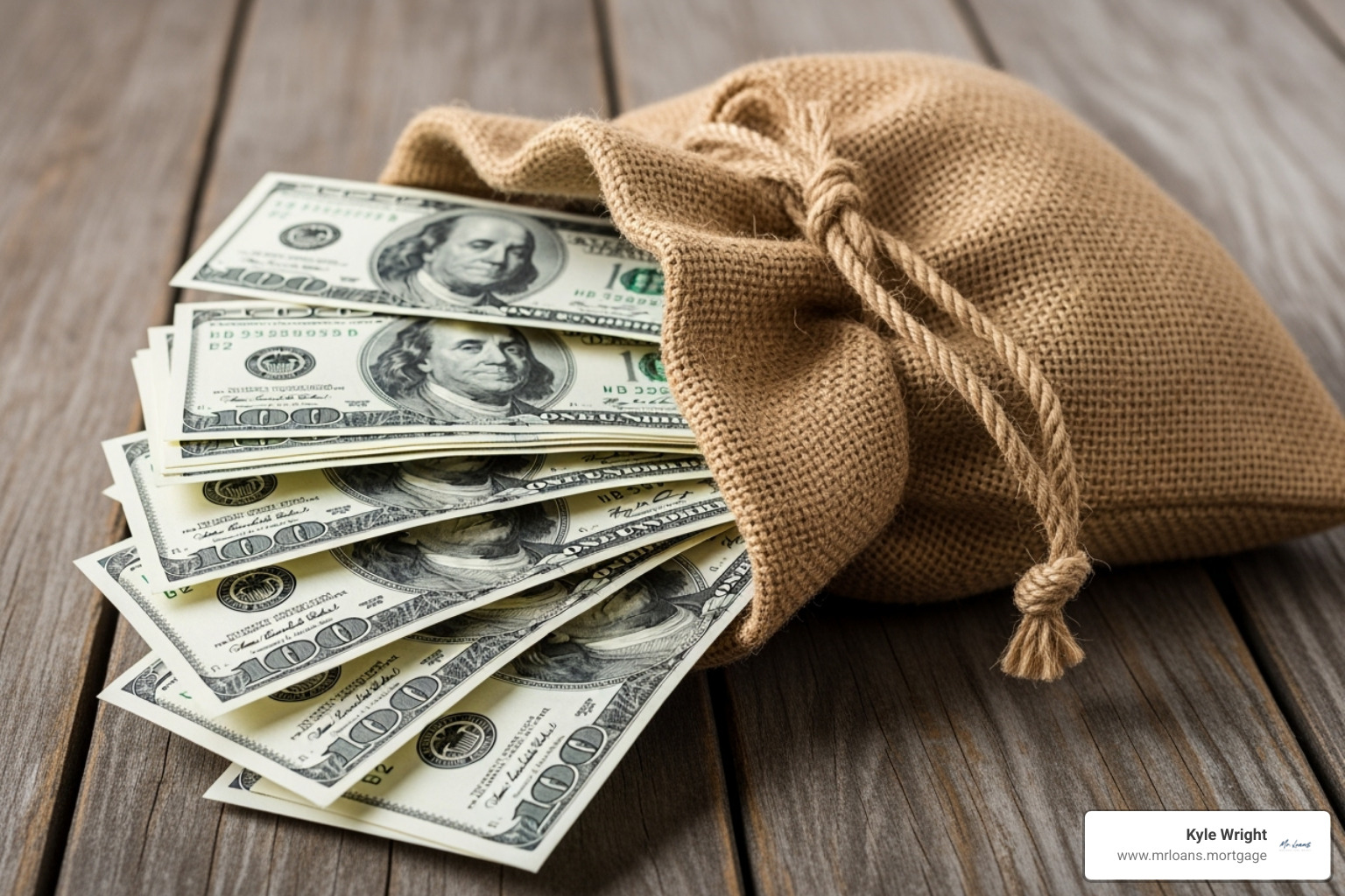 illustrating a single bag of money for a home equity loan - Home Equity Loan vs. HELOC