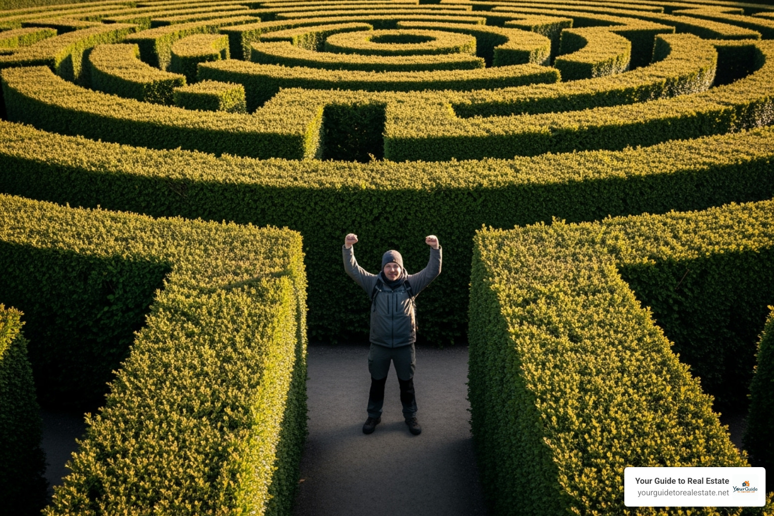 person successfully navigating a maze, symbolizing overcoming challenges - secondary appraisal psychology definition