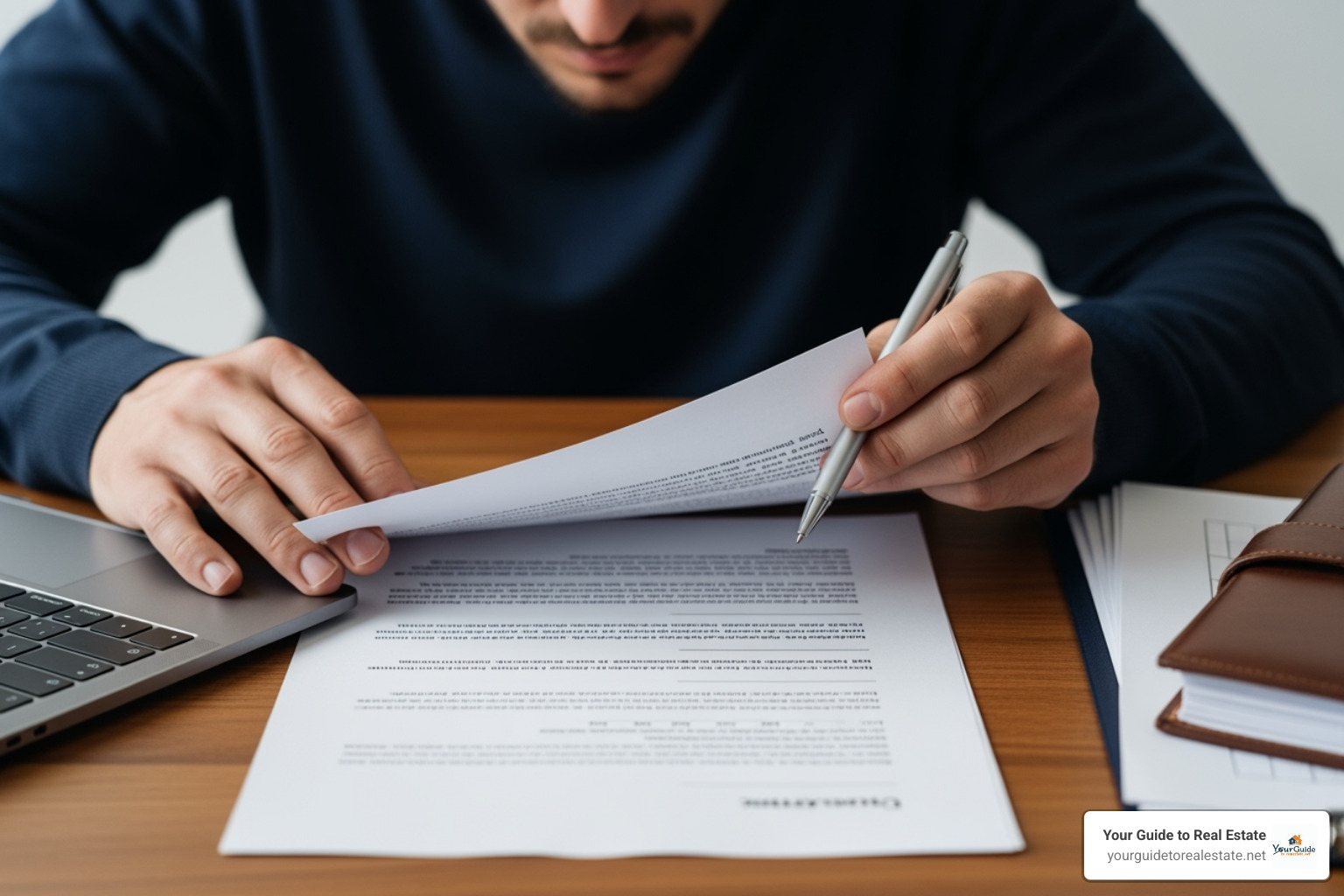 person carefully reviewing a lien waiver document before signing - what is a lien waiver