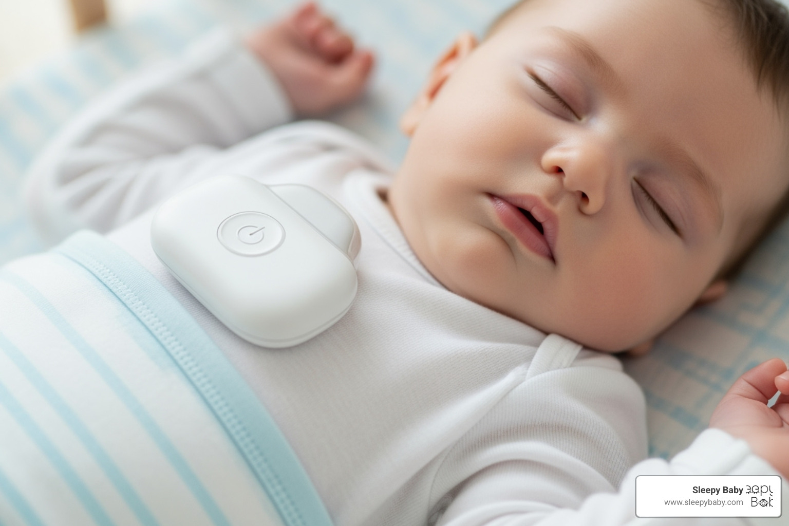 portable sleep aid on a baby's chest - what is the best sleep aid for babies