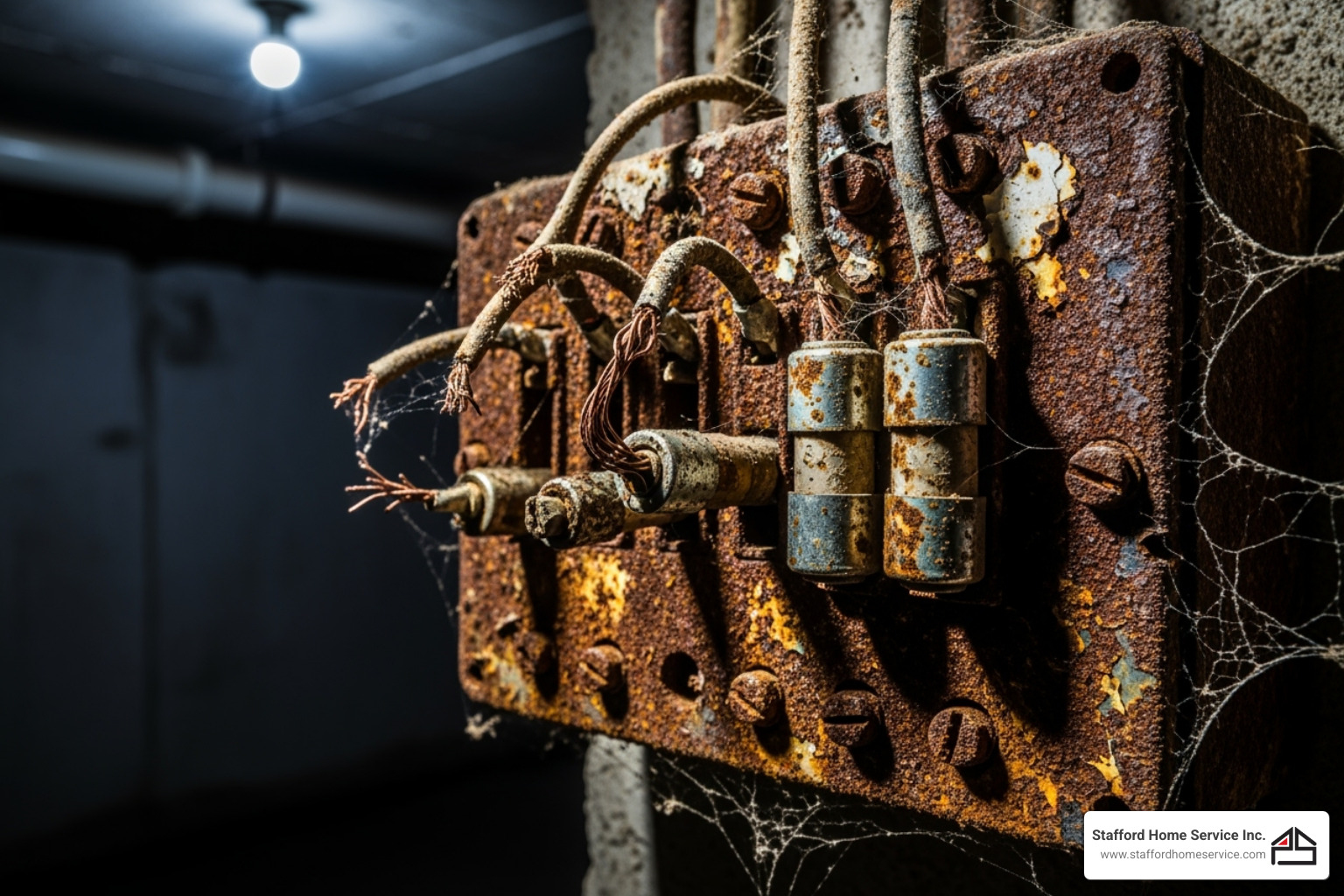 dangerously outdated and corroded fuse box - electrical panel upgrade maple grove, mn dangerously outdated and corroded fuse box - electrical panel upgrade maple grove, mn