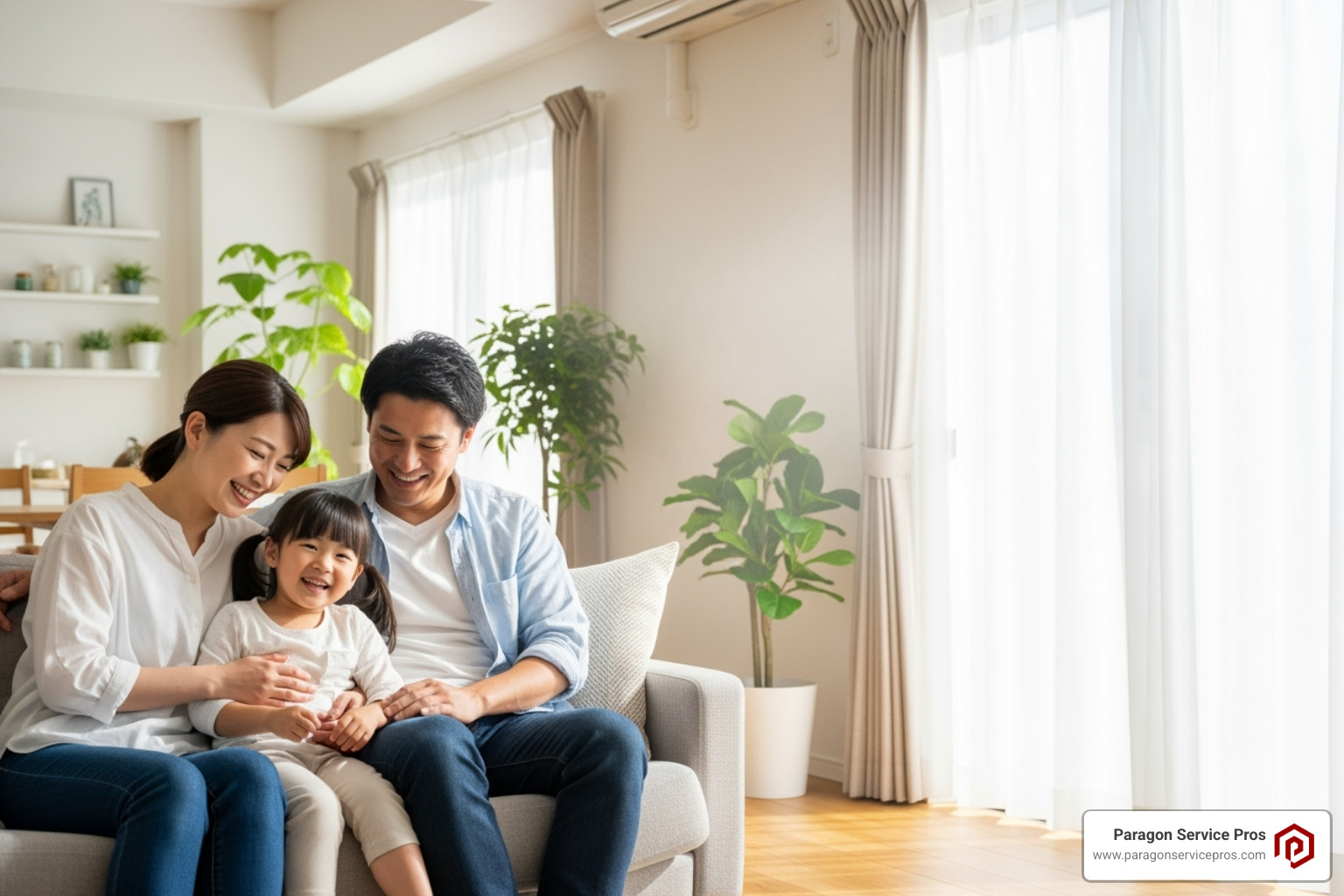 family breathing easily in a clean home - air duct cleaning gilbert, az family breathing easily in a clean home - air duct cleaning gilbert, az