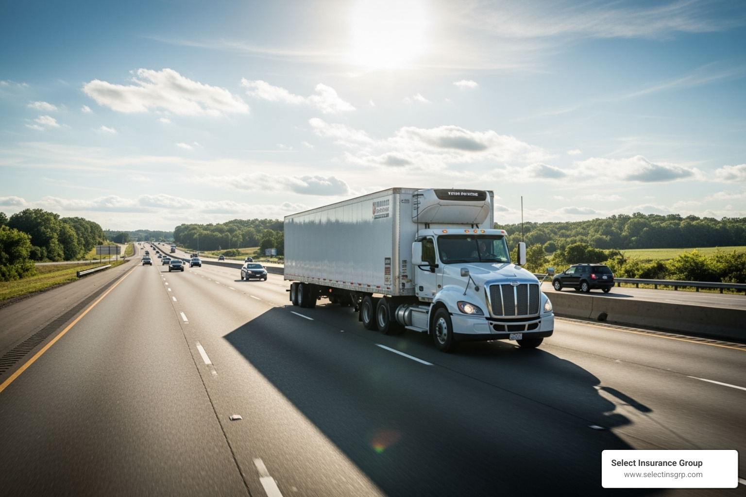 a refrigerated truck trailer - Cargo insurance for truckers