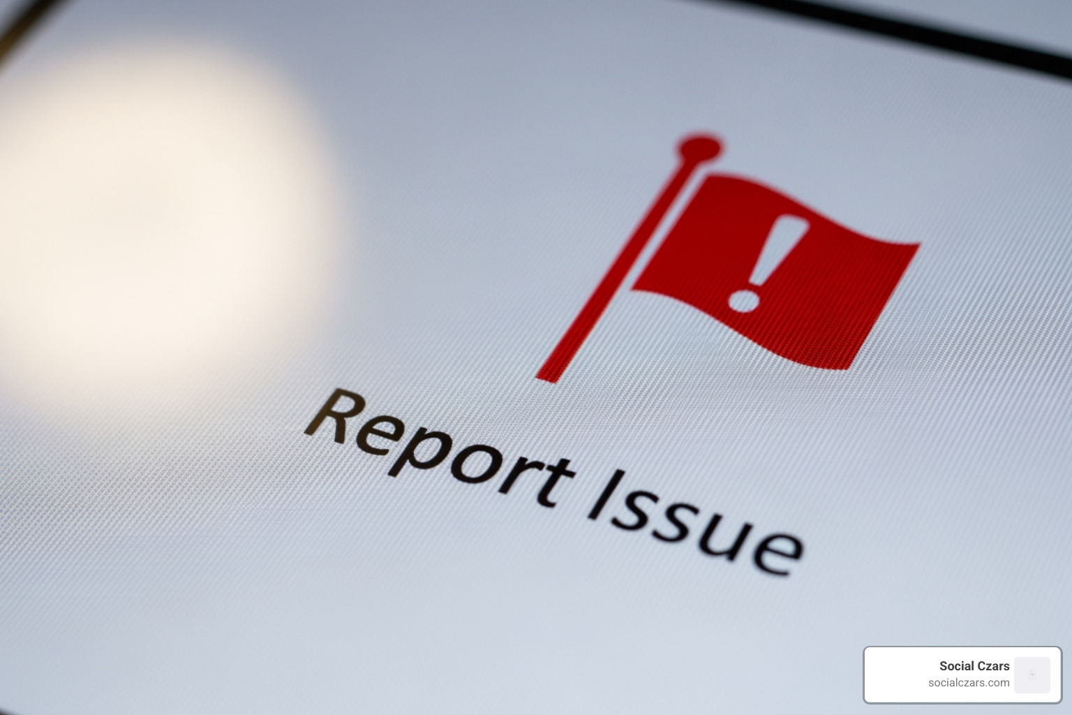 Report review button - google review removal